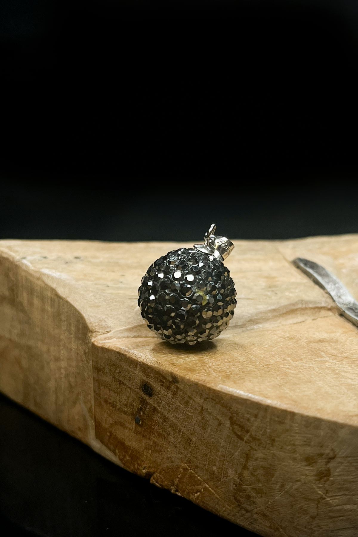 Kristal Taşlı Kolye Ucu