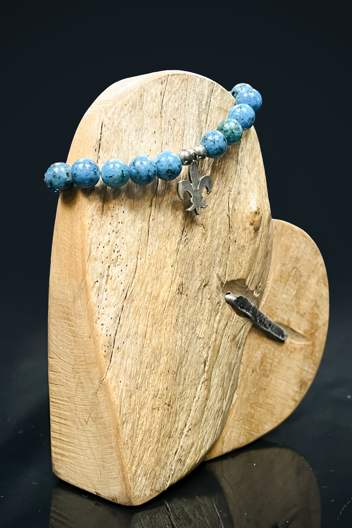 Mavi Howlit Doğal Taş Bileklik