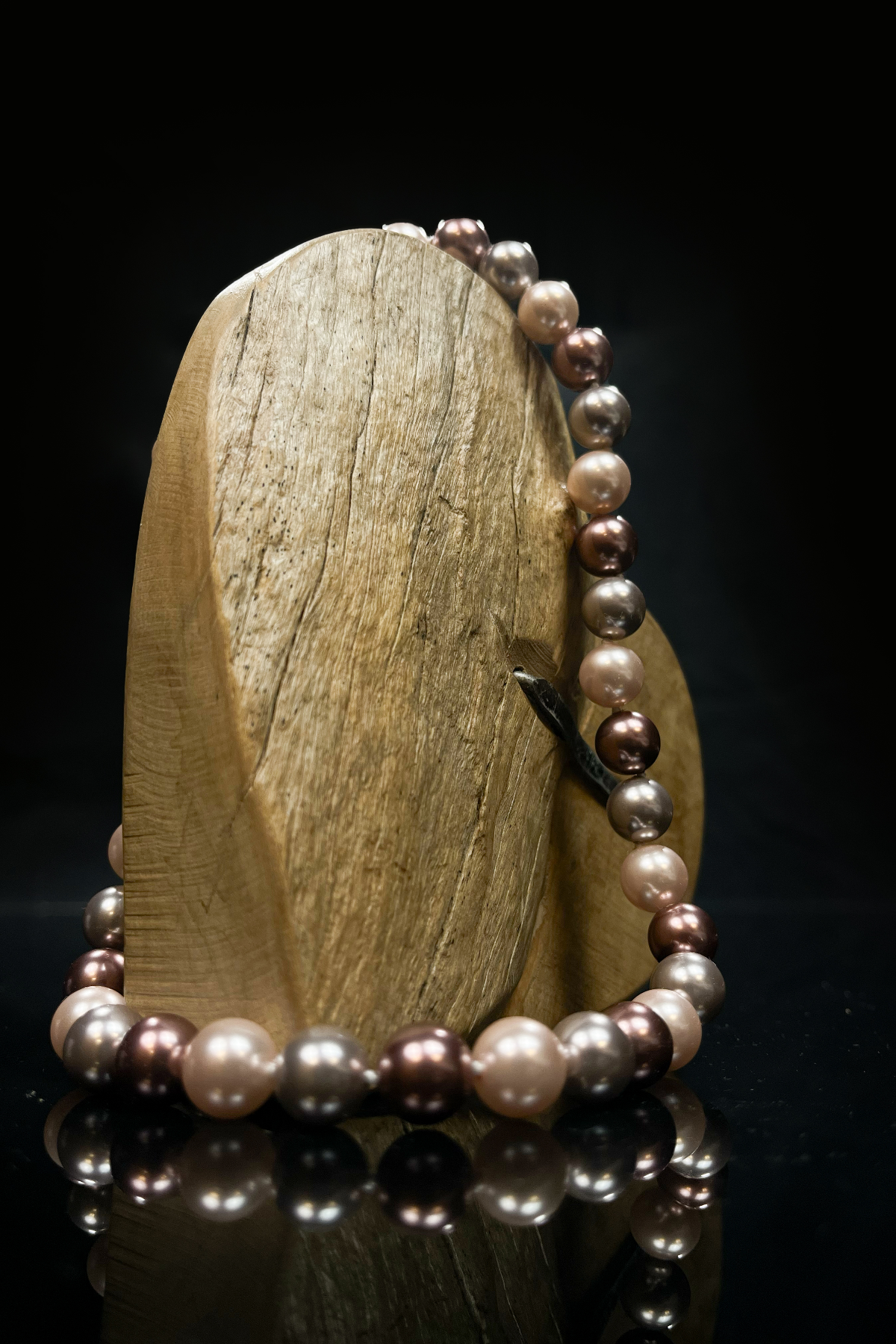 Gümüş Kapamalı İnci Görünümlü Kolye