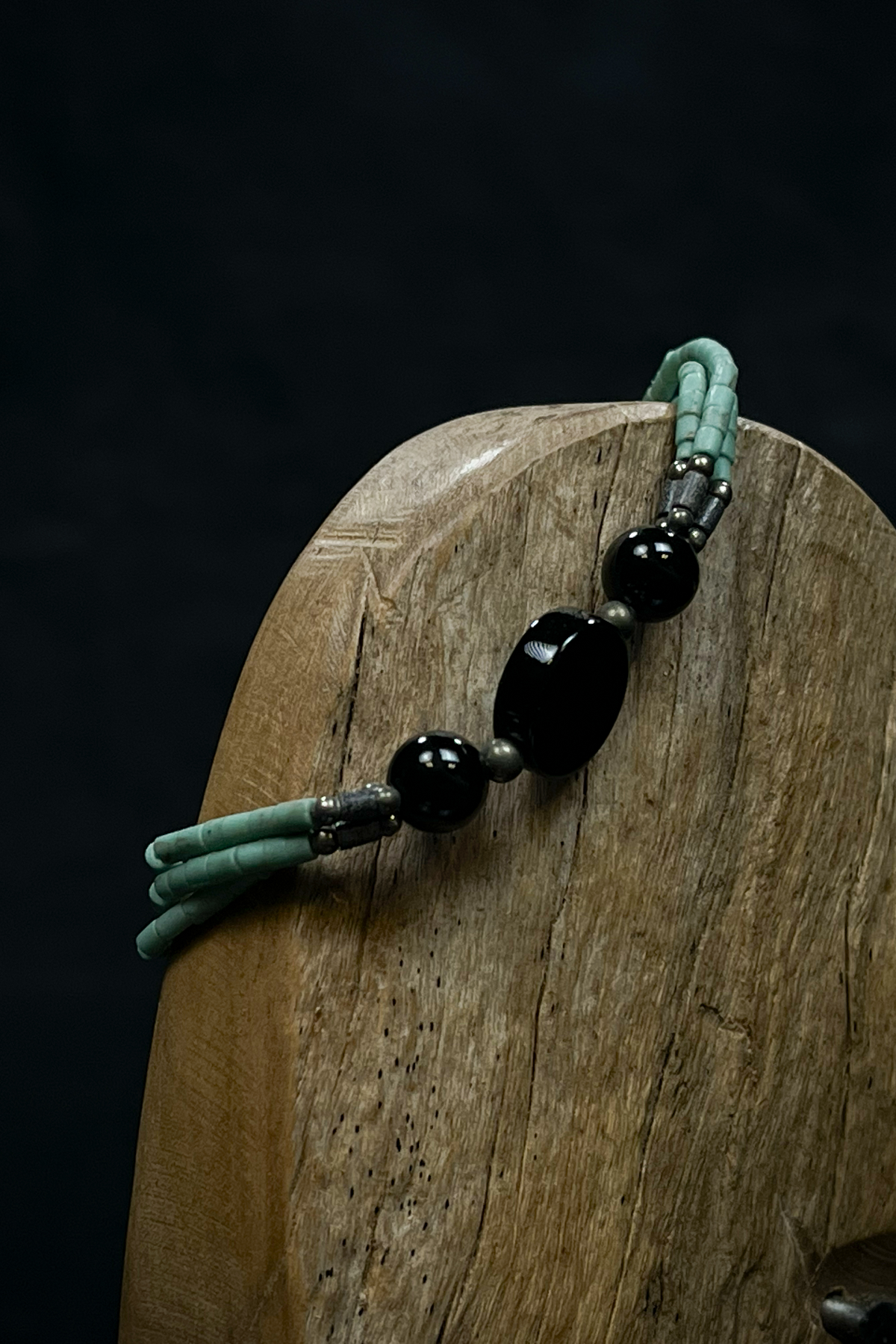 Doğal Taş Detaylı Boncuk Bileklik